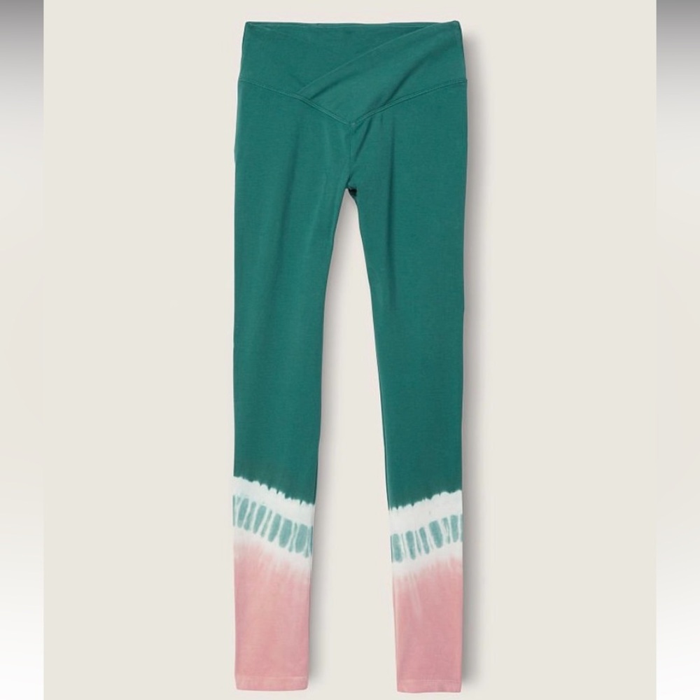 Victoria's Secret PINK Tie-Dye High Waist Full Length V Crossover Legging - Picture 1 of 5
